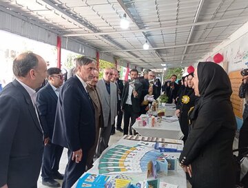 نمایشگاه اطلاع رسانی هفته سلامت در خراسان‌شمالی افتتاح شد