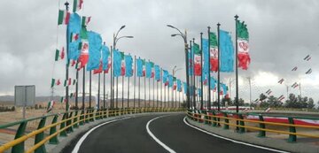 پل روگذر شهید دانشگر سمنان افتتاح شد + فیلم