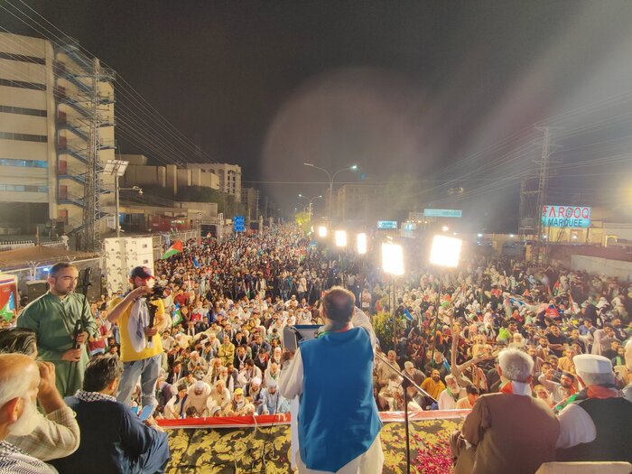 اجتماع بزرگ «لبیک یا اقصی» در لاهور پاکستان برگزار شد + عکس