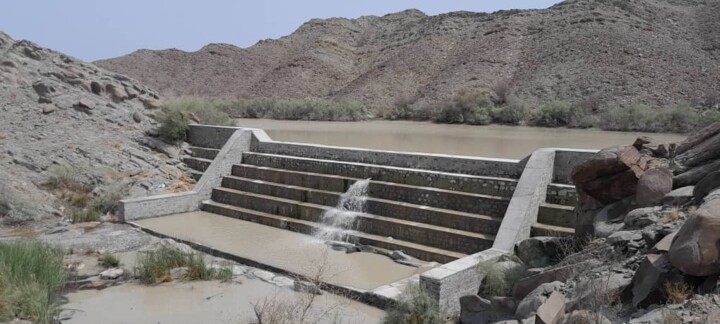 ذخیر ۱۸ میلیون مترمکعب آب در پشت سازه‌های آبخیزداری نیکشهر