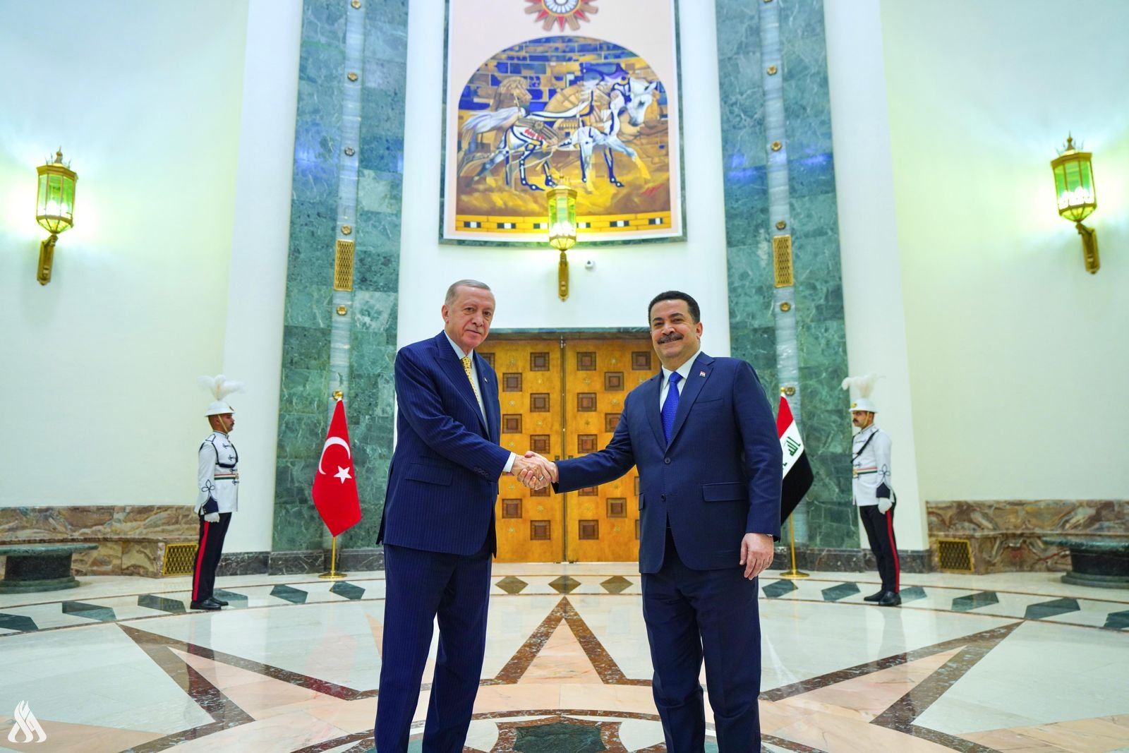 روسای جمهوری ترکیه و عراق در بغداد دیدار کردند