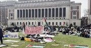 ادامه تظاهرات‌ حامیان فلسطین در دانشگاه کلمبیای آمریکا به رغم محدودیت‌ها