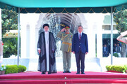 President Raisi officially welcomed in Islamabad