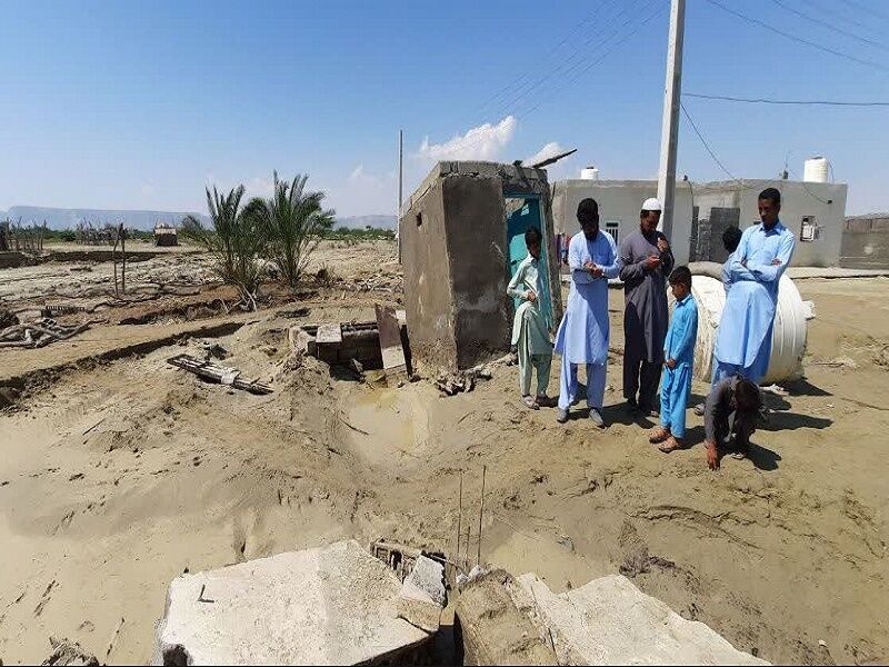 سیلاب به بیش از ۲ هزار واحد مسکونی سیستان و بلوچستان خسارت زد