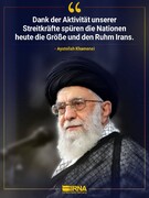 Ayatollah Khamenei: Die Nationen sind stolz, wenn sie auf den Iran blicken