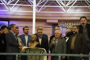 تجلیل از رحیم علی آبادی پیشکسوت کشتی اردبیل در جام صفوی