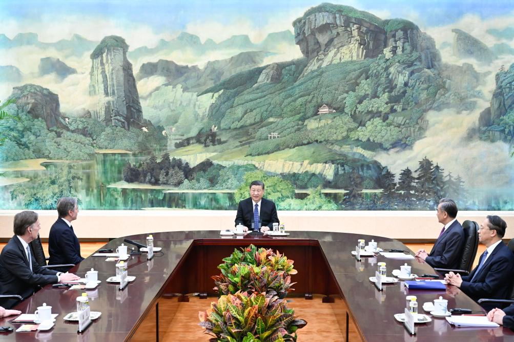 رئیس جمهور چین برقراری صلح جهانی را مسئولیت واشنگتن و پکن دانست