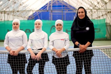 قهرمانی دختران تنیس ایران در رقابت‌های کمتر از۱۲ سال غرب آسیا