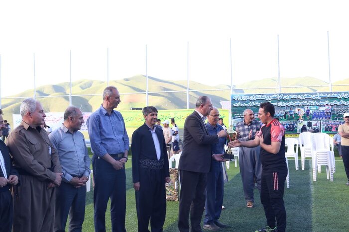 رقابت های فوتبال روستایی شهرستان مریوان پایان یافت
