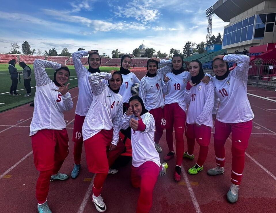 فوتبال جوانان کافا؛ برتری دختران ایران برابر تاجیکستان
