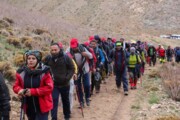 فیلم| صعود  فرهنگیان کشور به قله  ۴۰۵۰ متری بِل اقلید فارس