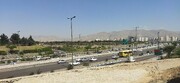 نقاط حادثه خیز بزرگراه آزادگان تهران اصلاح شد