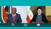 Raisi congratulates South African president on National Day