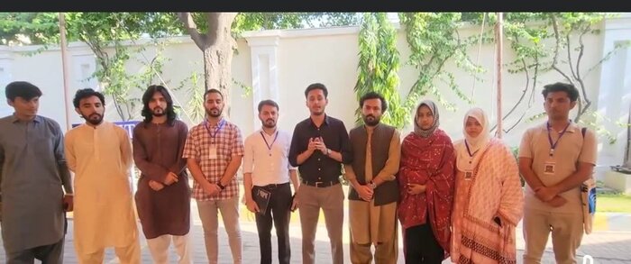 دانشجویان حامی فلسطین در پاکستان اجازه سخنرانی به سفیر آلمان ندادند + فیلم