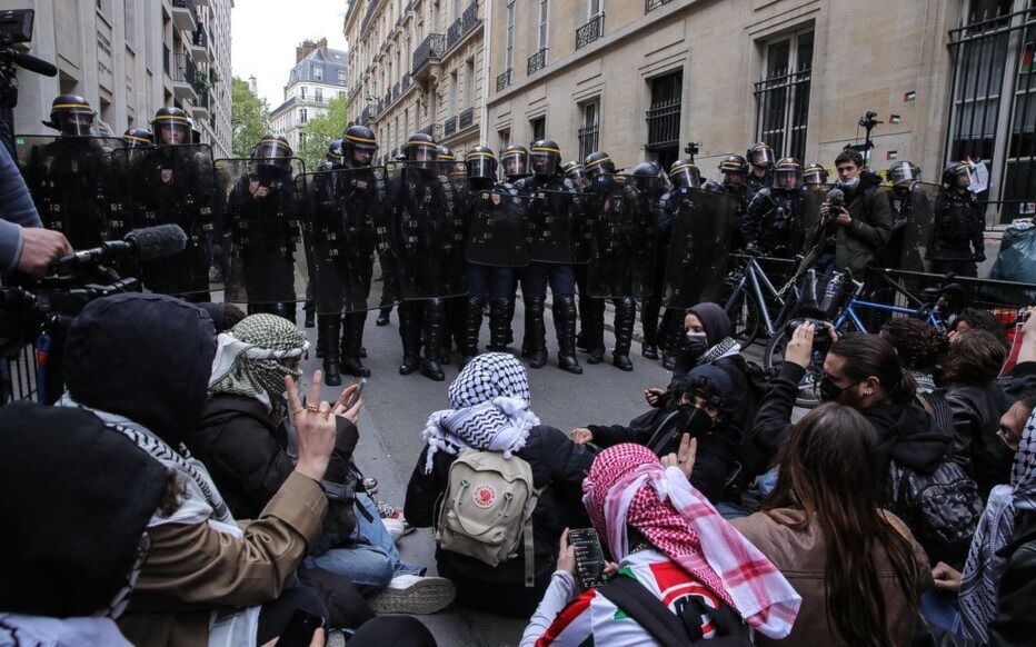جامعات فرنسية تشهد تنديداً واسعاً بالحرب على غزة