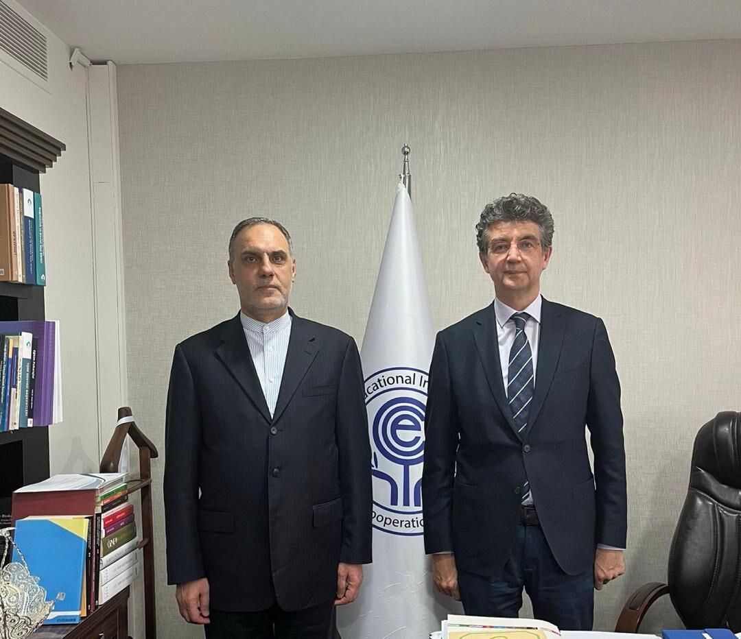 Iran envoy to Ankara meets head of ECO Educational Institute