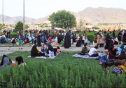 حال بهاری مردم کرمان در جشن «تندرستون»