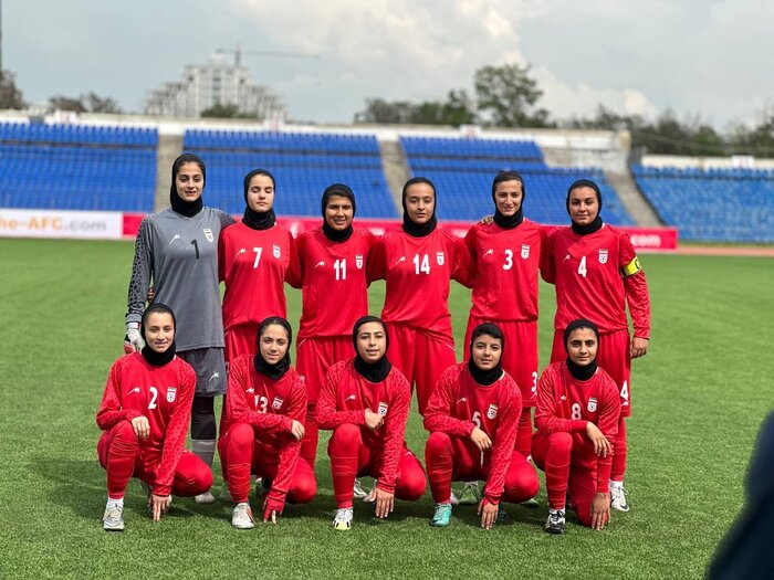 قهرمانی دختران فوتبال ایران در تورنمنت کافا