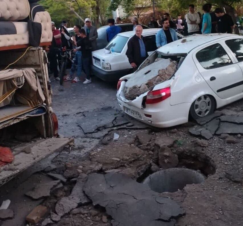 انفجار گاز فاضلاب در پارک پرواز تبریز چهار مصدوم به جا گذاشت+فیلم