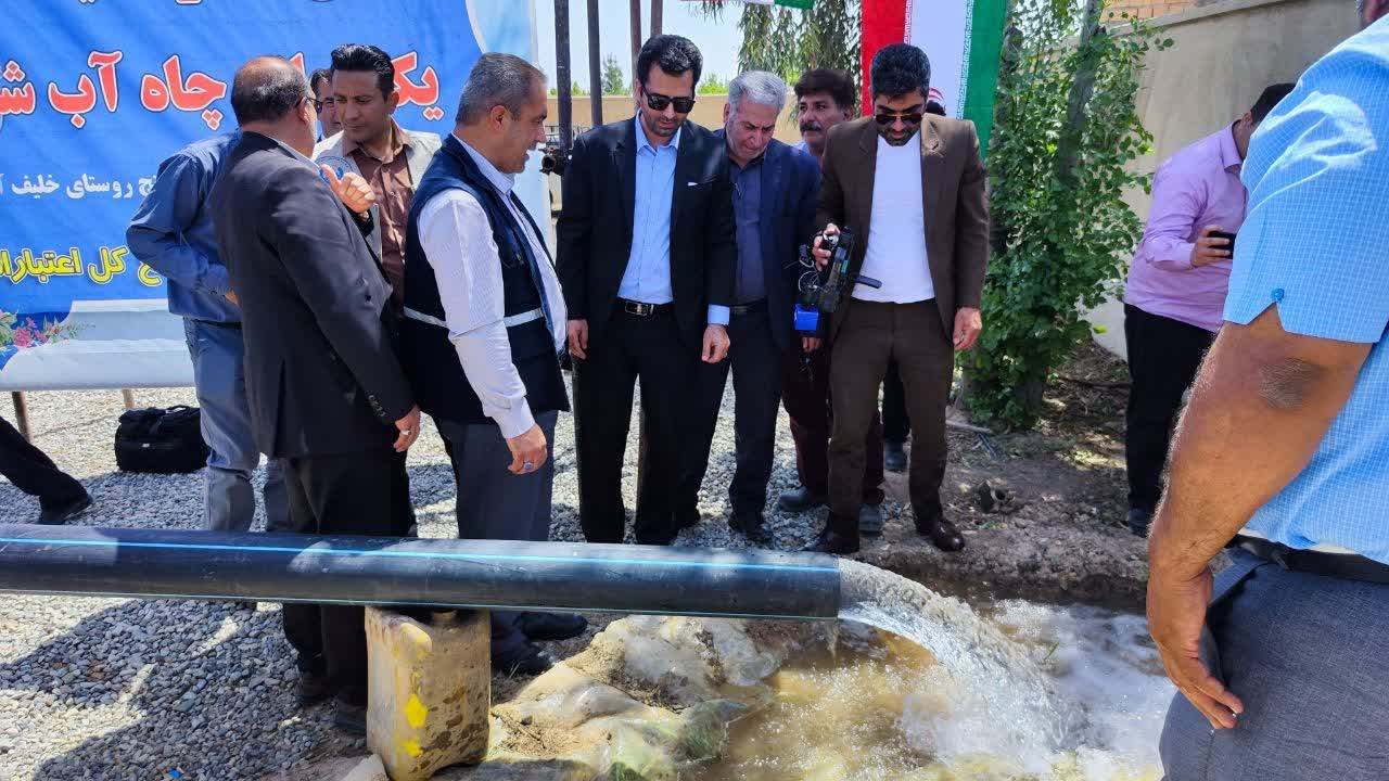 مشکل آب ۵ روستای پاکدشت مرتفع شد