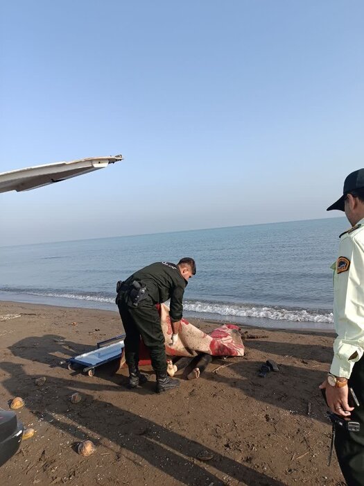 کشف جسد در ساحل بابلسر +عکس