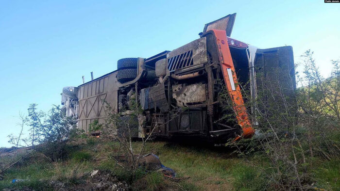 حال عمومی مصدومان حادثه واژگونی اتوبوس ایرانی در ارمنستان خوب است