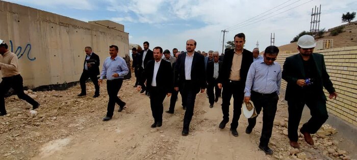 طرح آبرسانی به شهرستان بهمئی تا پاییز امسال وارد مدار بهره برداری می شود+تصاویر