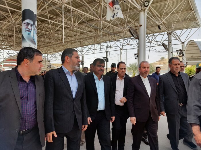 تبادل نظر سفیر ایران ومعاون وزیر کشور عراق درباره برگزاری مراسم اربعین در مرز خسروی