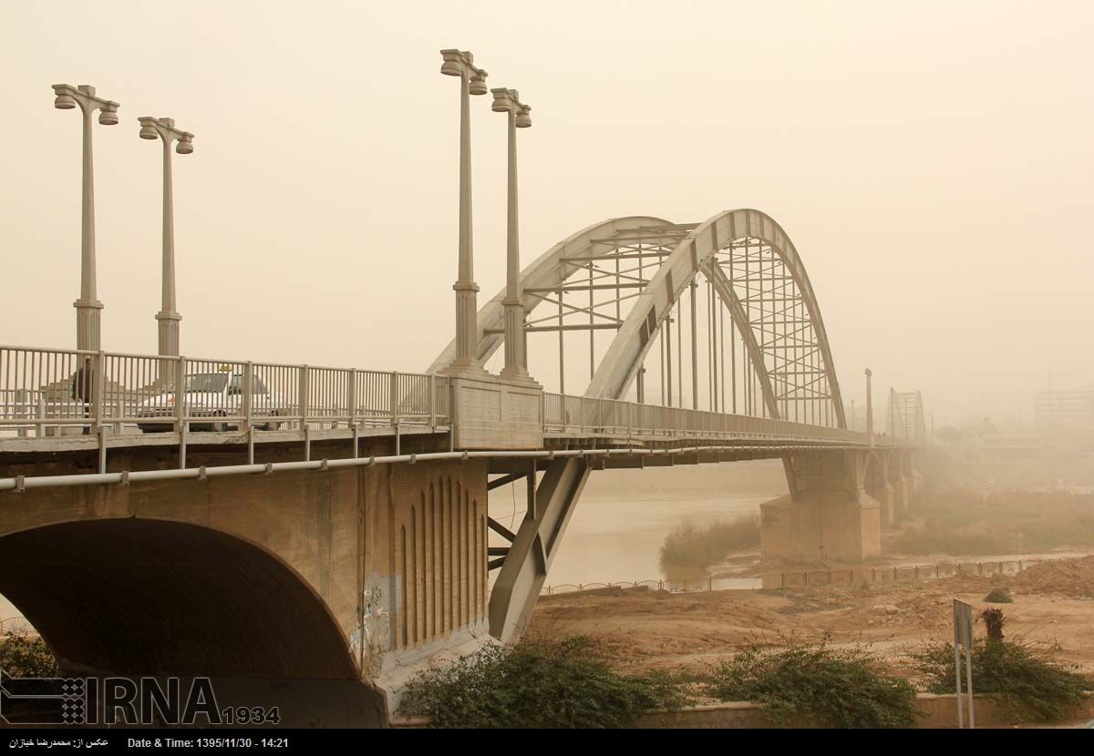 آلودگی هوا در هفت شهر خوزستان؛ سه شهر در وضعیت قرمز