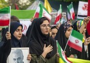 تجمع دانشجویان دانشگاه آزاد واحد تهران شرق در حمایت از مردم فلسطین