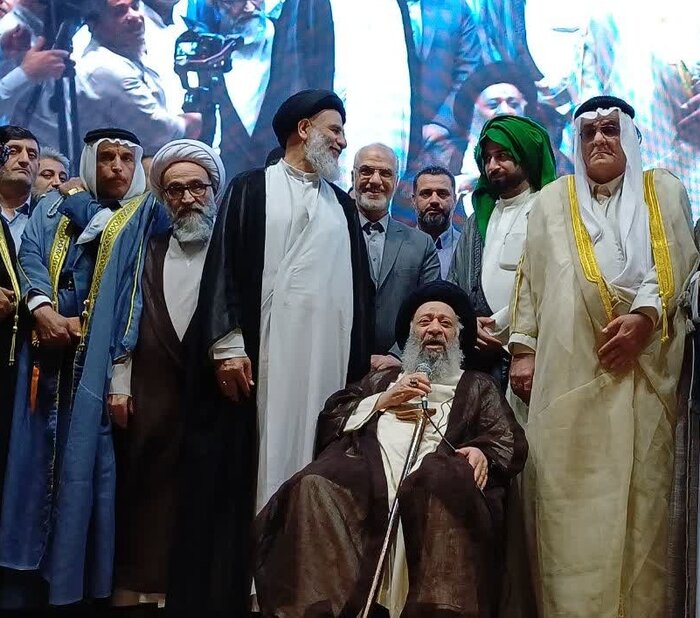 آیین نکوداشت نیم قرن مجاهدت فقیه بزرگوار آیت الله موسوی جزایری برگزار شد