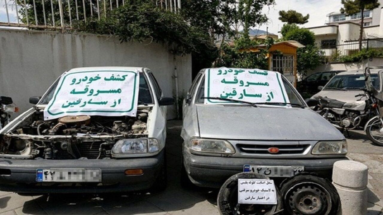 ۱۳ دستگاه وسیله نقلیه سرقتی در زنجان کشف شد