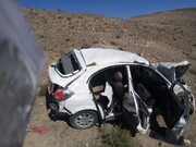 واژگونی  خودرو در جاده مهاباد -اردستان ۶ مصدوم برجا گذاشت