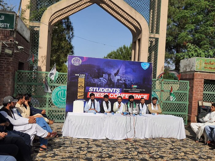 پاکستانی طلباء کی امریکی یونیورسٹیوں میں جاری "جسٹس فار غزہ"  مہم کی حمایت