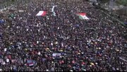 فلسطینیوں کے ساتھ اظہار یکجہتی کے لئے یمنیوں کا ملین مارچ+ویڈیو