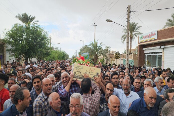 شهید محمدمهدی فانی در طبس تشییع شد