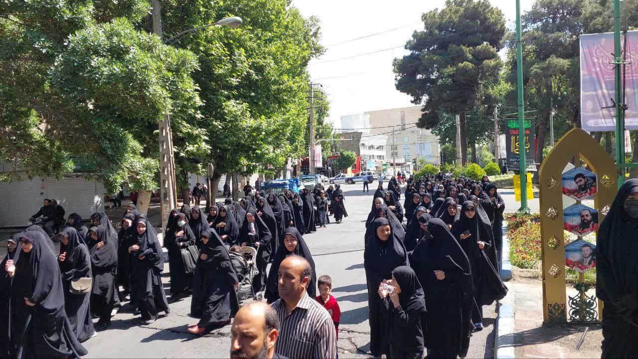 حرکت دسته های عزاداری به مناسبت شهادت امام جعفر صادق (ع) در استان تهران