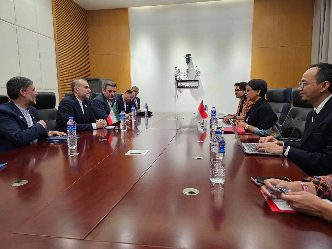 دیدار امیرعبداللهیان با همتای اندونزیایی در بانجول