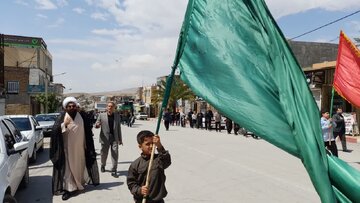 فیلم | مراسم عزاداری سالروز شهادت امام صادق (ع) در شهرستان مرزی قصرشیرین