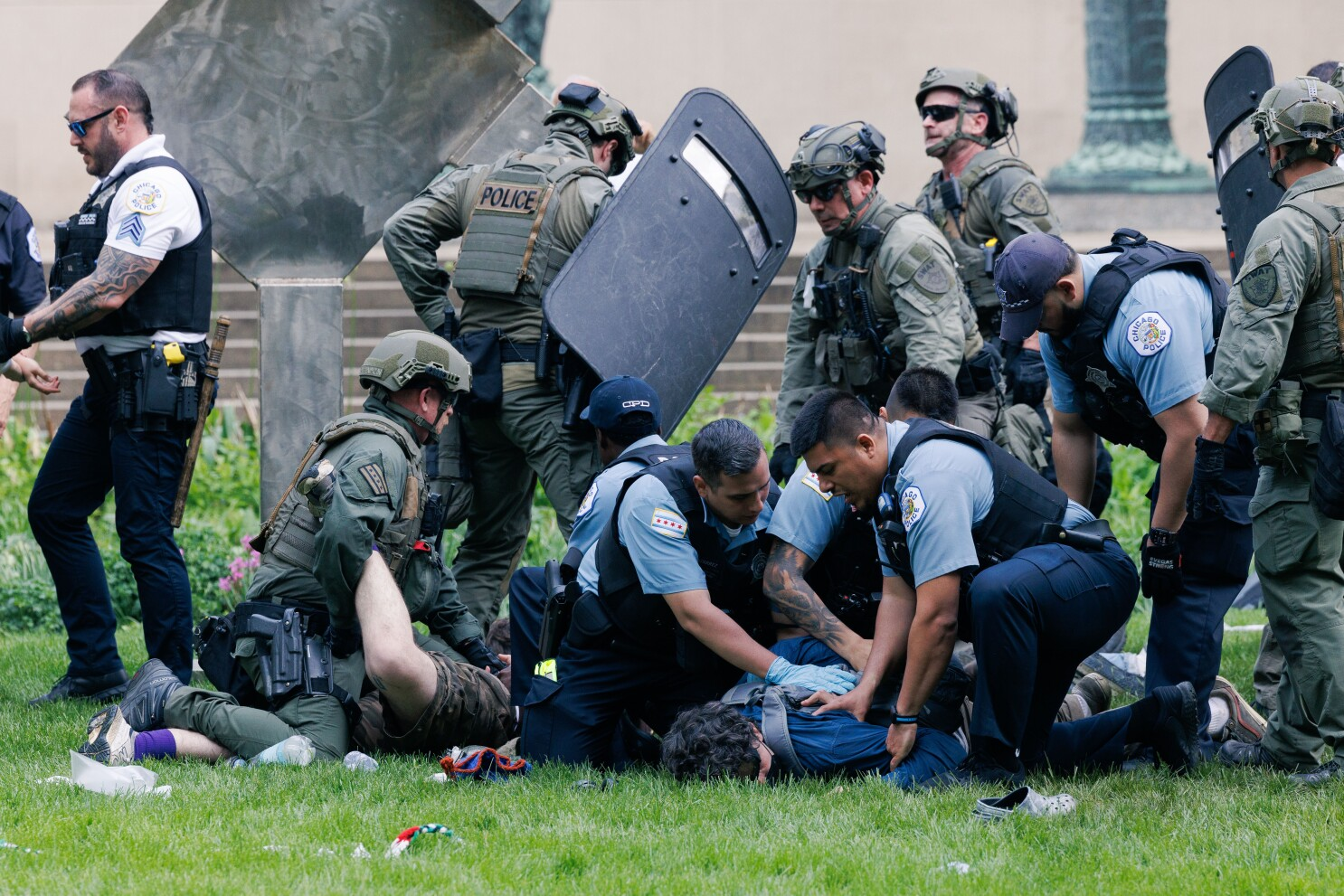 ادامه اعتراضات در دانشگاه‌های آمریکا؛ بازداشت ۲۵ نفر در دانشگاه ویرجینیا