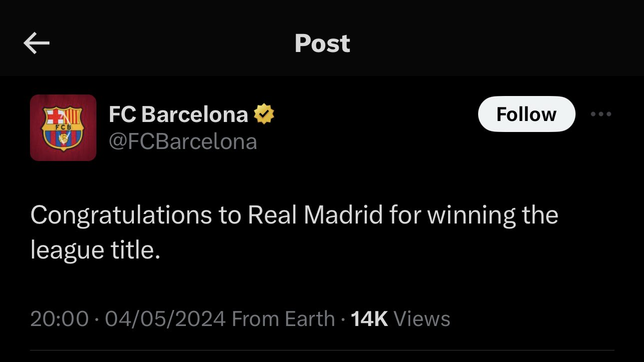 درس اخلاق بارسلونا و رئال‌ مادرید به تیم‌های لیگ‌ برتری