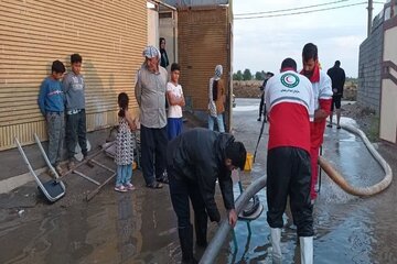امدادرسانی به بیش از ۲ هزار نفر درگیر آبگرفتگی در خوزستان