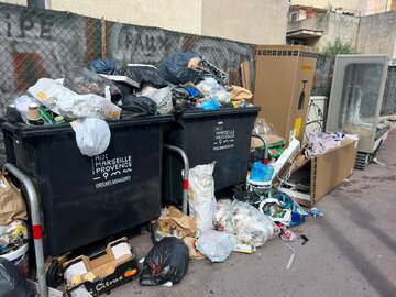 France – Marseille : la grève des éboueurs, l’accueil de la flamme JO 2024 dans les ordures