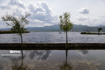 Aumenta el nivel de agua del lago Zaribar