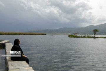 Aumenta el nivel de agua del lago Zaribar