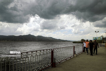 Aumenta el nivel de agua del lago Zaribar