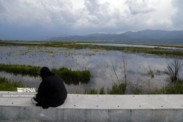 Aumenta el nivel de agua del lago Zaribar