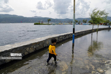 Aumenta el nivel de agua del lago Zaribar