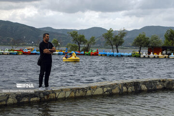 Aumenta el nivel de agua del lago Zaribar