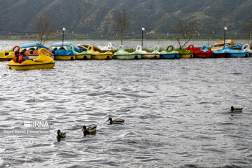 Aumenta el nivel de agua del lago Zaribar